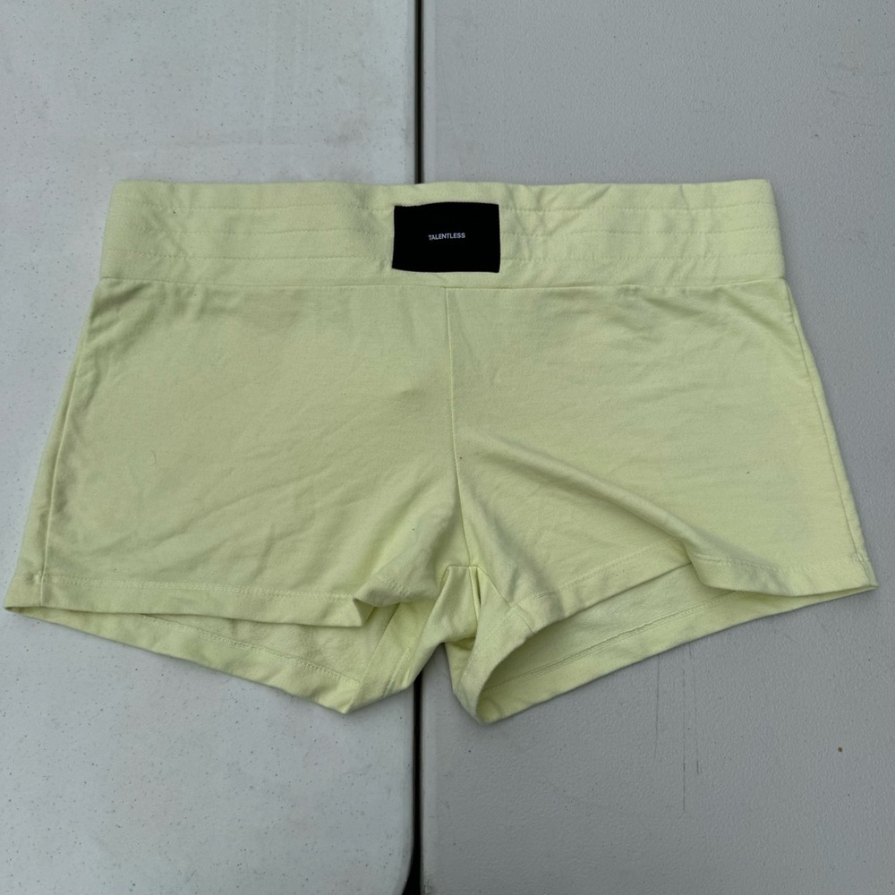 NEW TALENTLESS BOXING SHORTS YELLOW SZ MEDIUM M